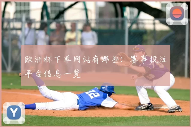 欧洲杯下单网站有哪些:赛事投注平台信息一览
