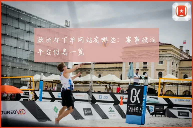 欧洲杯下单网站有哪些:赛事投注平台信息一览