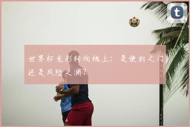 世界杯竞彩转向线上:是便利之门还是风险之渊?